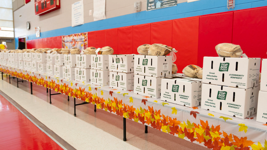 School District 152.5 delivers holiday joy with during turkey giveaway for 250 families